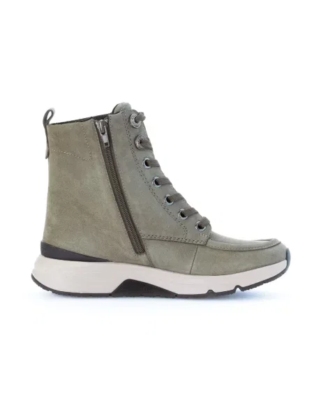 Buty do kostki Gabor zamszowe zielone