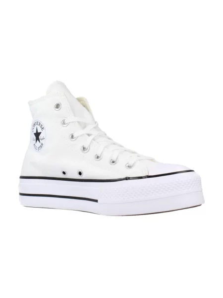 Sneakersy Converse Chuck Taylor All Star na platformie białe