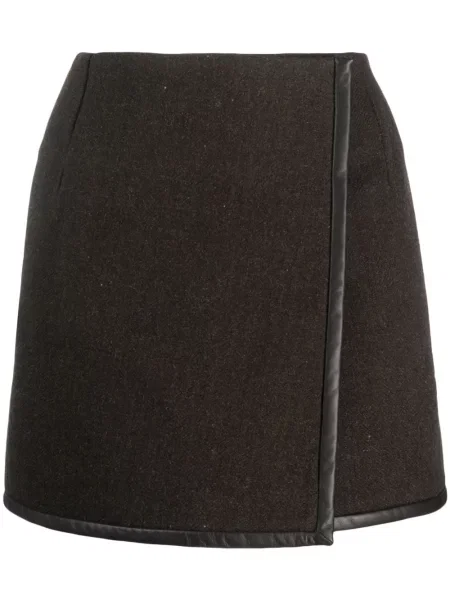 Fustă Golden Goose de lână auriu