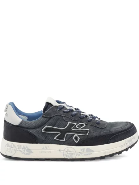 Sneaker Premiata autogrammal kék