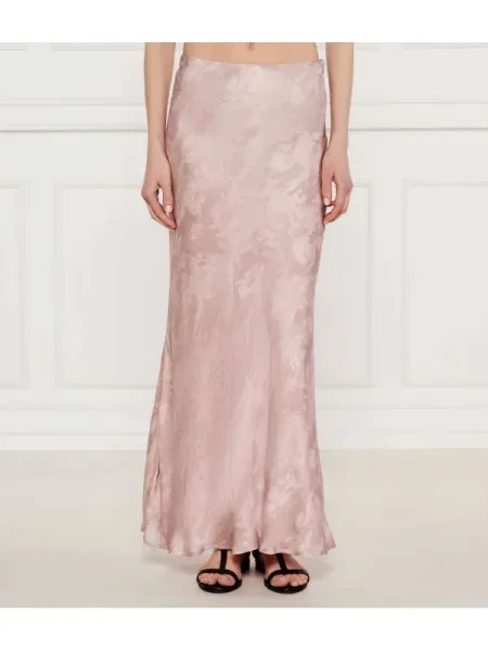 Pinko De satin fustă Hokkano roz