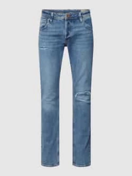 Jeansy z przetarciami model ‘GLENN’ Jack & Jones niebieskie