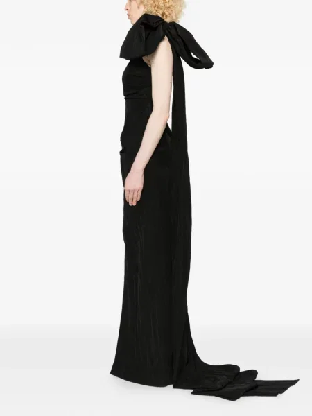 Rochie maxi David Koma cu funde negru