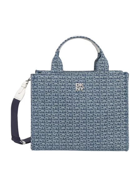DKNY torebka shopper jeansowa niebieska