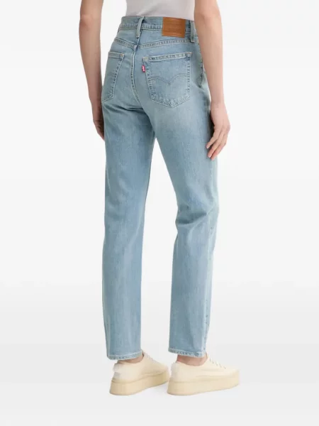 Gulerat blugi Levi's® cu glugă în carouri albastru