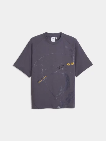Футболка PUMA Clrt 2g Graphic Tee комбінований верх сірий