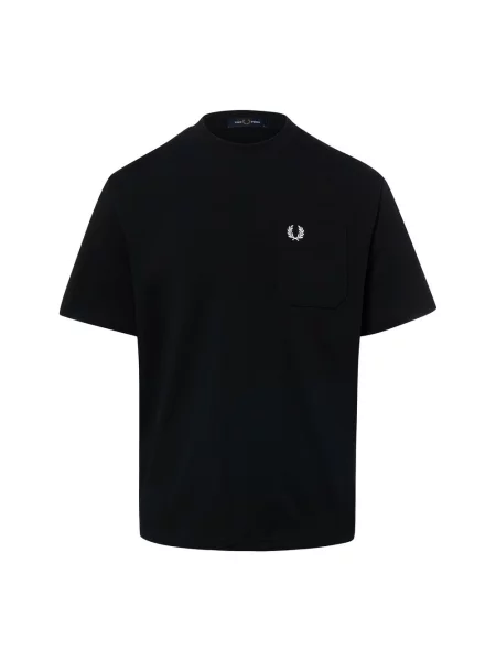 Fred Perry Koszulka Mężczyźni Dżersej jednolity S biały