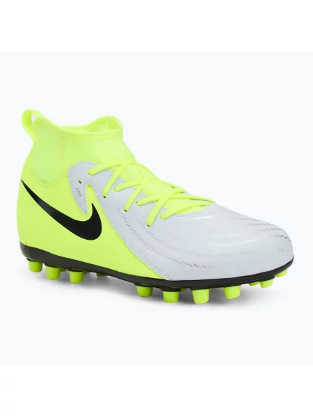 Încălțăminte de fotbal pentru copii Nike Phantom Luna 2 Academy AG Jr metallic silver/black/volt negru