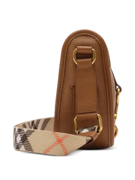 Mini geantă messenger Burberry mini maro