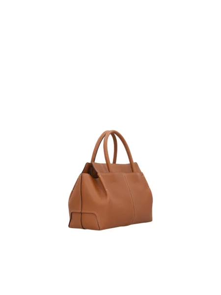 Shopperka Tod's skórzana brązowa