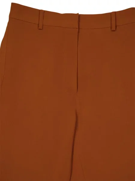 Pantaloni Paula cu crăpătură maro