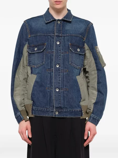 Geacă de blugi Sacai albastru