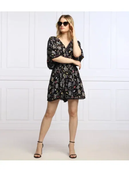 Superdry Salopetă | Relaxed fit negru