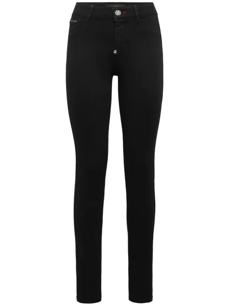 Skinny jeansy skinny Philipp Plein czarne