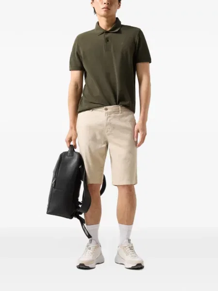 Tricou polo Bogner cu imagine verde