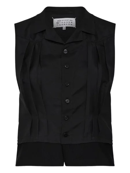 Vestă Maison Margiela plisată negru