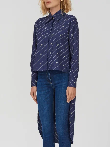 Блуза Elisabetta Franchi синя