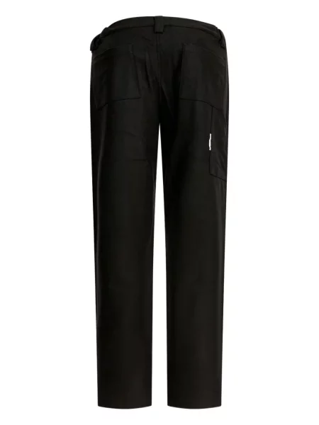 Pantaloni Gr10k cu buzunare aplicate negru