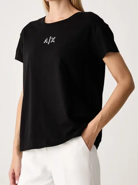 Póló Armani Exchange fekete