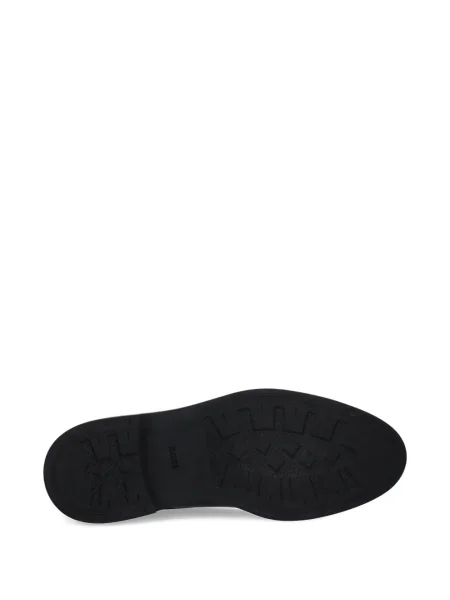 Pantofi Boss cu șireturi din piele negru