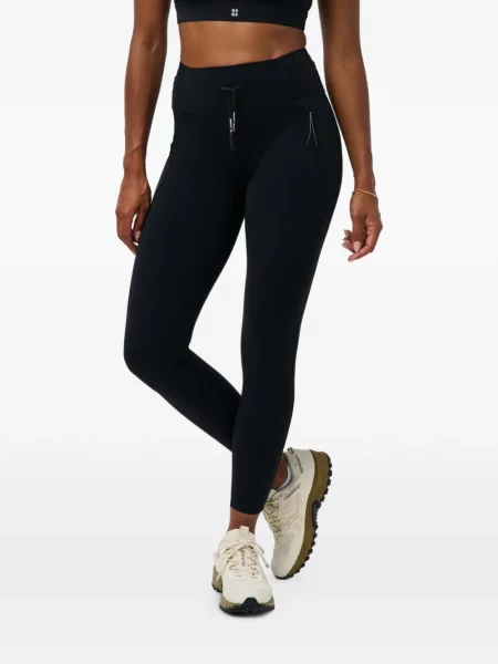 Leggings Sweaty Betty cu cordon negru