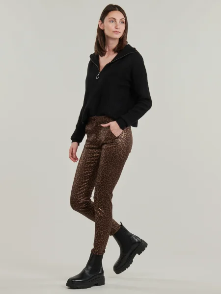 Pantaloni Le Temps Des Cerises maro