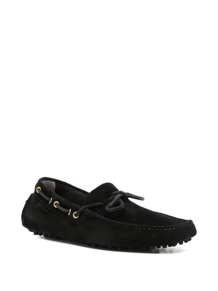 Pantofi loafer Tom Ford din piele de căprioară negru