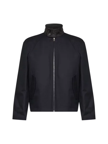 Kurtka Bottega Veneta niebieska
