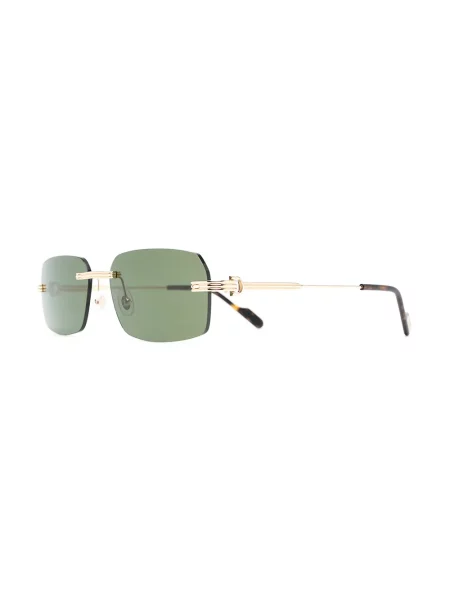 Saulės akiniai Cartier Eyewear auksinė