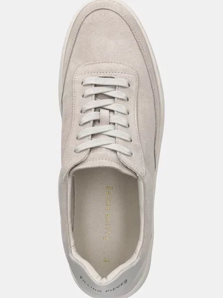 Замшевые кроссовки Filling Pieces бежевые