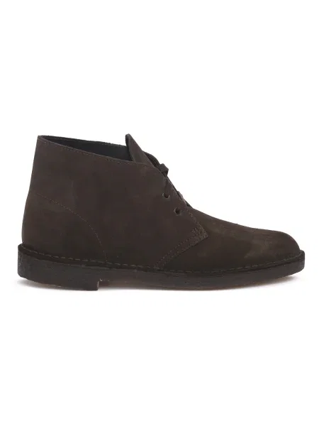 Púštne členkové topánky Clarks hnedá