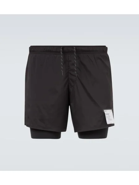 Pantaloni scurți de sport Satisfy negru