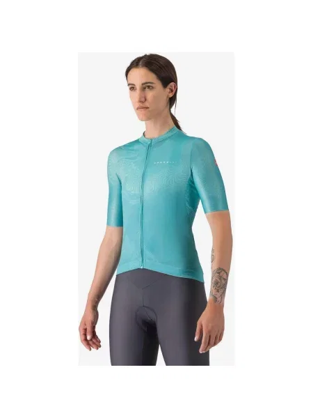 Koszulka rowerowa Castelli Fantasia basenowy XL niebieski