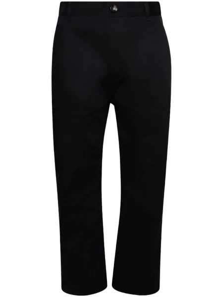Pantaloni Marni cu picior lat negru
