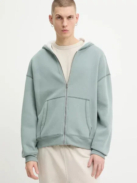 Pulover Hollister Co. s kapuco zelena