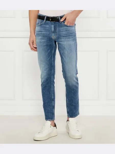 Tommy Jeans Blugi AUSTIN | Slim Fit albastru