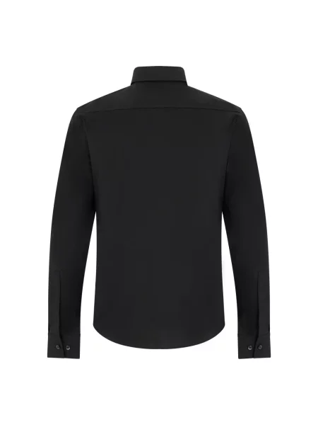 Koszula casualowa o kroju slim fit z mieszanki bawełny model ‘ERMO’ Hugo czarna