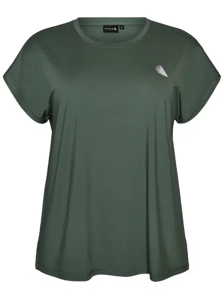 Active by Zizzi Tricou ABASIC închis verde