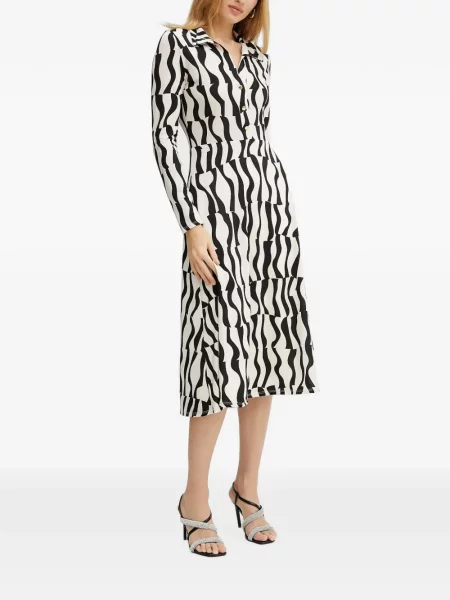 Lung rochie midi Morgan alb