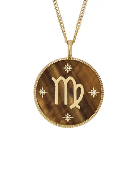 Колие Fossil JEWELRY кафяво