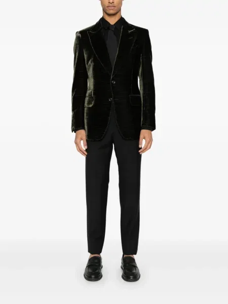 Sacou Tom Ford de catifea verde