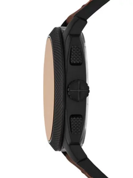 Fossil Set ura in zapestnica Machine Chronograph rjava