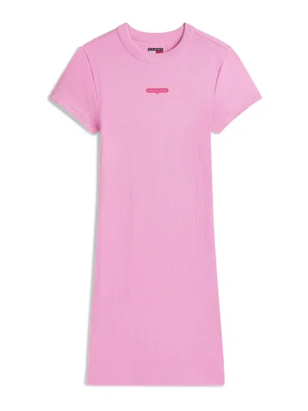 Tommy Jeans Rochie de zi Script roz