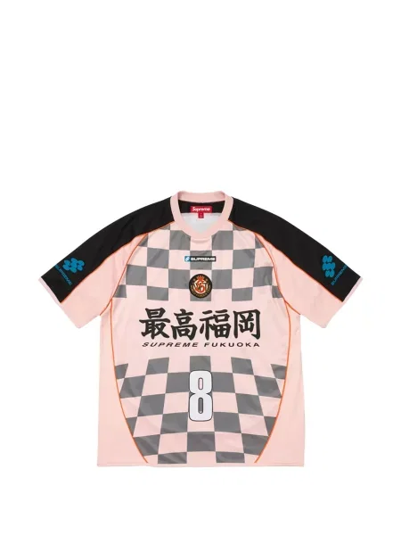 Fotbal tricou Supreme cu autograf roz