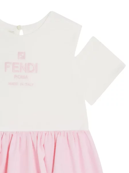 Sukienka dziecięca Fendi różowa