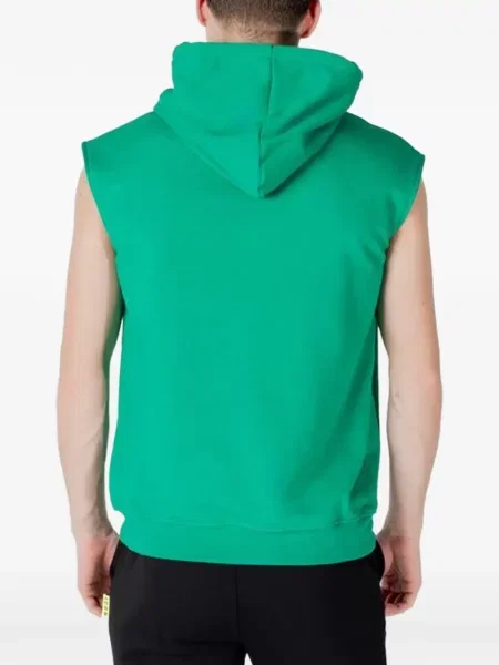 Vestă Icon Brand cu glugă cu imagine verde