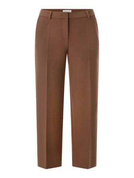 Rich & Royal Pantaloni cu dungă maro