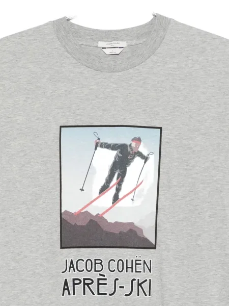 Tricou Jacob Cohën cu decolteu rotund gri