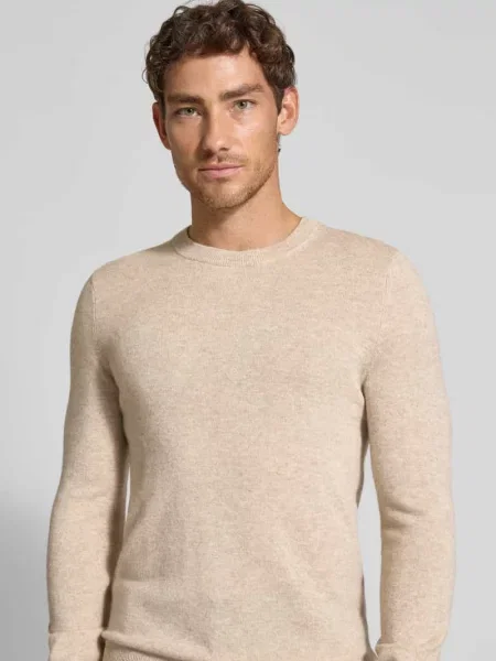 Sweter z dzianiny z mieszanki wełny z domieszką kaszmiru Mcneal
