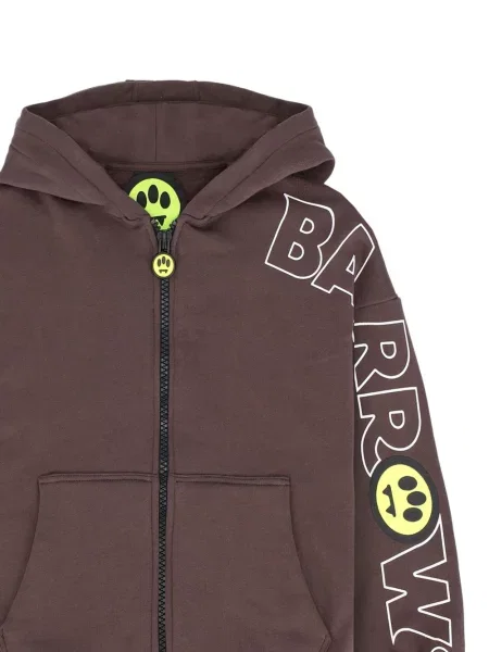 Bluza z kapturem dziecięca Barrow brązowa